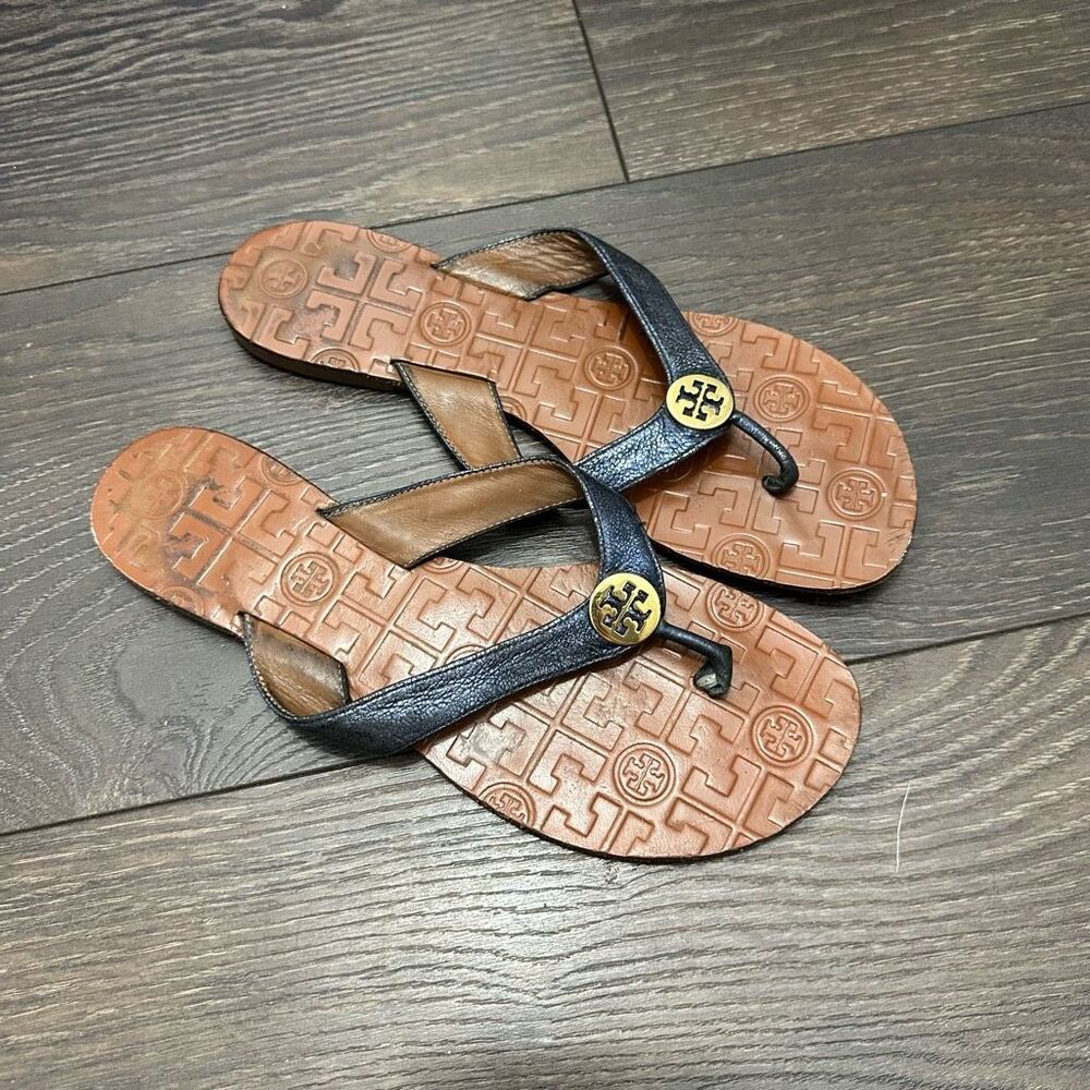 Tory Burch Women’s 9M Blue Thora Sandals